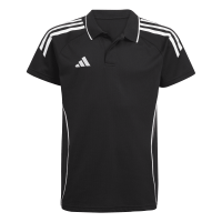 adidas Tiro 25 Competition Poloshirt Kinder - schwarz/weiß