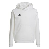 adidas Entrada 22 Hoodie Kinder - wei&szlig;