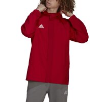 adidas Entrada 22 Allwetterjacke Herren - rot/wei&szlig;